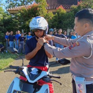 Satlantas Polres Purbalingga Gelar Pelatihan Safety Riding untuk Siswa SMK Negeri Jateng