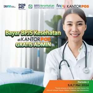 Promo Bayar BPJS Kesehatan di Kantorpos Gratis Admin